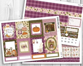 K-225 || Plum Cottage | WEEKLY Planner Kit
