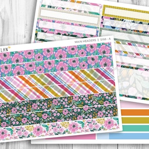 S-168 || Daily Duo 7x9 + Vertical compact 7x9 | Bohème des bois | Kit Erin Condren