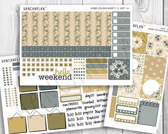 H-217 || Hobonichi Cousin WEEKLY KIT | Chamomile Meadow