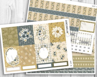 K-217 || Chamomile Meadow | WEEKLY Planner Kit