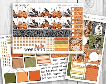 H-220 || Hobonichi Cousin WEEKLY KIT | Midnight Manor
