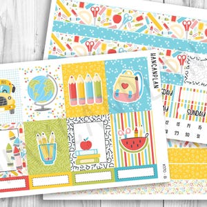K-170 || L'étourdissement de l'école | Kit d'agenda HEBDOMADAIRE