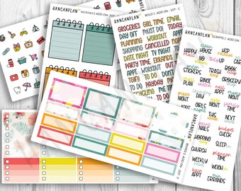 Add On Kit-207 || Tiki Tropics | WEEKLY Planner Kit Extras