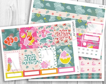 K-207 || Tiki Tropics | WEEKLY Planner Kit