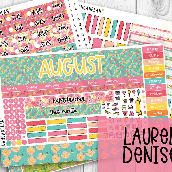 Laurel Denise Horizontal Planner - Etsy
