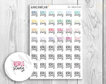 230 - Bible Study | Planner Stickers | MakseLife | Hand Drawn by HanCanPlan