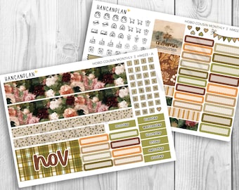 HM-223 || Hobonichi Cousin MONTHLY KIT | Autumn Stroll