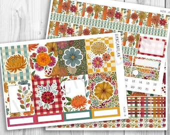 K-218 || Garden Mums | WEEKLY Planner Kit