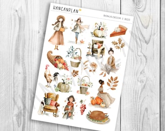 B-223 || Autumn Stroll | Bonus DECOR Sheets