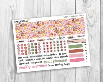 W-215 || Wild West | WEEKLY OVERVIEW Add On Stickers