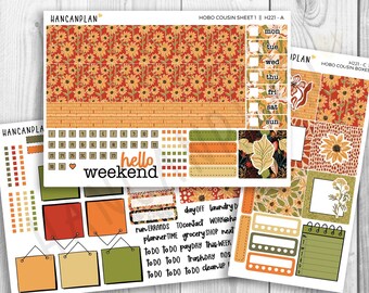 H-221 || Hobonichi Cousin WEEKLY KIT | Amber Fields