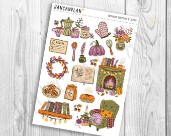 B-225 || Plum Cottage | Bonus DECOR Sheets