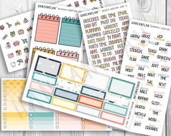 Add On Kit-206 || High Tide | WEEKLY Planner Kit Extras