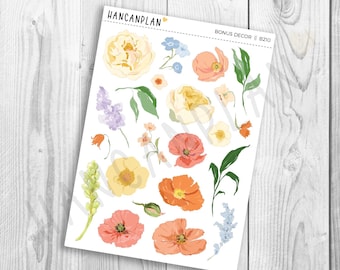 B-210 || Poppy Fields | Bonus DECOR Sheets