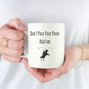 Tornado Wrangler, Twister, Twisters, Ride Your Fears, Storm Chasers, Oklahoma, Dorthy Accent Coffee Mug (11oz)