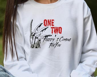Freddy Krueger Sweatshirt, Nightmare On Elm Street Unisex Crewneck
