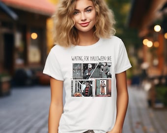 Horrorfilm Schurken Halloween T-Shirt, Michael Myers, Freddy Krueger