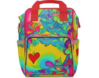 Benutzerdefinierte Name Baby Tasche, Einzigartige Baby-Dusche-Geschenk, Große Windel Rucksack, Designer Mutter Tasche, Ich liebe dich