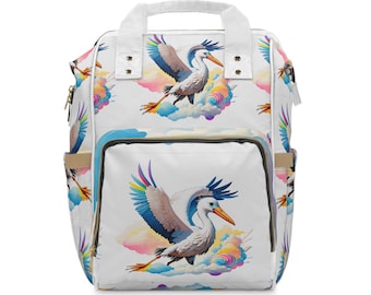 Designer Mama Tasche, einzigartiges Baby-Dusche-Geschenk, künstlerische Windel Tasche, neue Mutter unverzichtbar, geschlechtsneutrale Baby-Tasche, Wolke getragen
