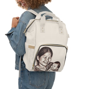 Personalized Diaper Bag, Custom Diaper Bag, Diaper Bag Backpack, Stylish Diaper Bag, Multifunction Diaper Bag, Adored