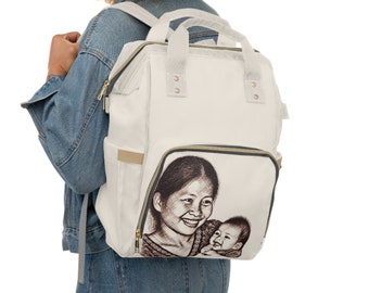 Personalized Diaper Bag, Custom Diaper Bag, Diaper Bag Backpack, Stylish Diaper Bag, Multifunction Diaper Bag, Adored