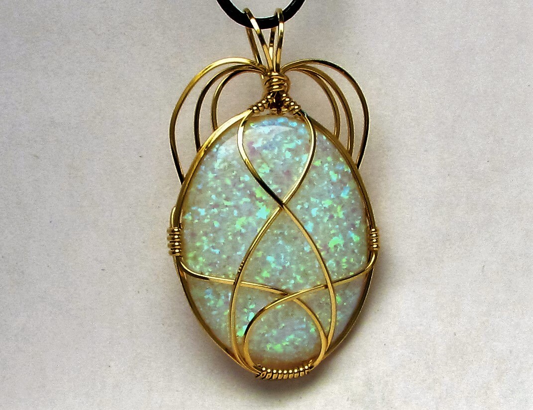 opal necklace opal necklace