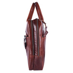 Premium Leather Laptop Bag 13”  Handmade Messenger Briefcase Custom Briefcase for Men Professional Business Bag Christmas Anniversary Gift