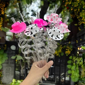 Cannucce creative da cowboy in stile disco - Mini cannucce da cowboy per matrimoni, addii al nubilato, compleanni e decorazioni per feste in discoteca