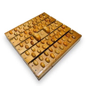 Wooden Foot Massage Board – Reflexology Acupressure Mat for Pain Relief, Migraine Aid & Blood Circulation – Handmade Eco-Friendly