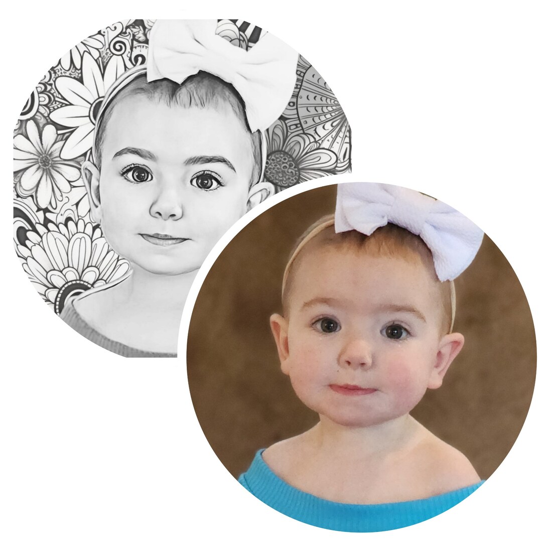 Turn Your Photos Into Printable Coloring Sheets. - Etsy