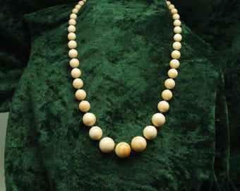 Cameo Shell Necklace, graduated set; aqua seed bead spacers (incl. matching earrings)