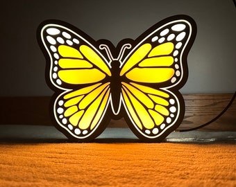 3d Printed Butterfly Light Box