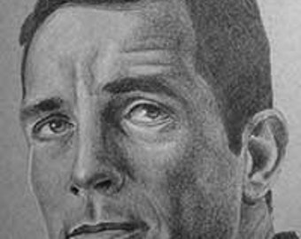 Beat Poet Jack Kerouac Original Portrait Drawing