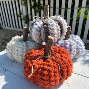 Crochet Pumpkin, Pumpkin Fall Decor, Crochet Fall Decor, Fall Pumpkin, Fall Crochet, Autumn Decor, Autumn Crochet Pumpkin