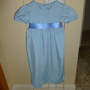 short wendy darling dress Baby Blue Babydoll Dress for Wendy Darling Costume