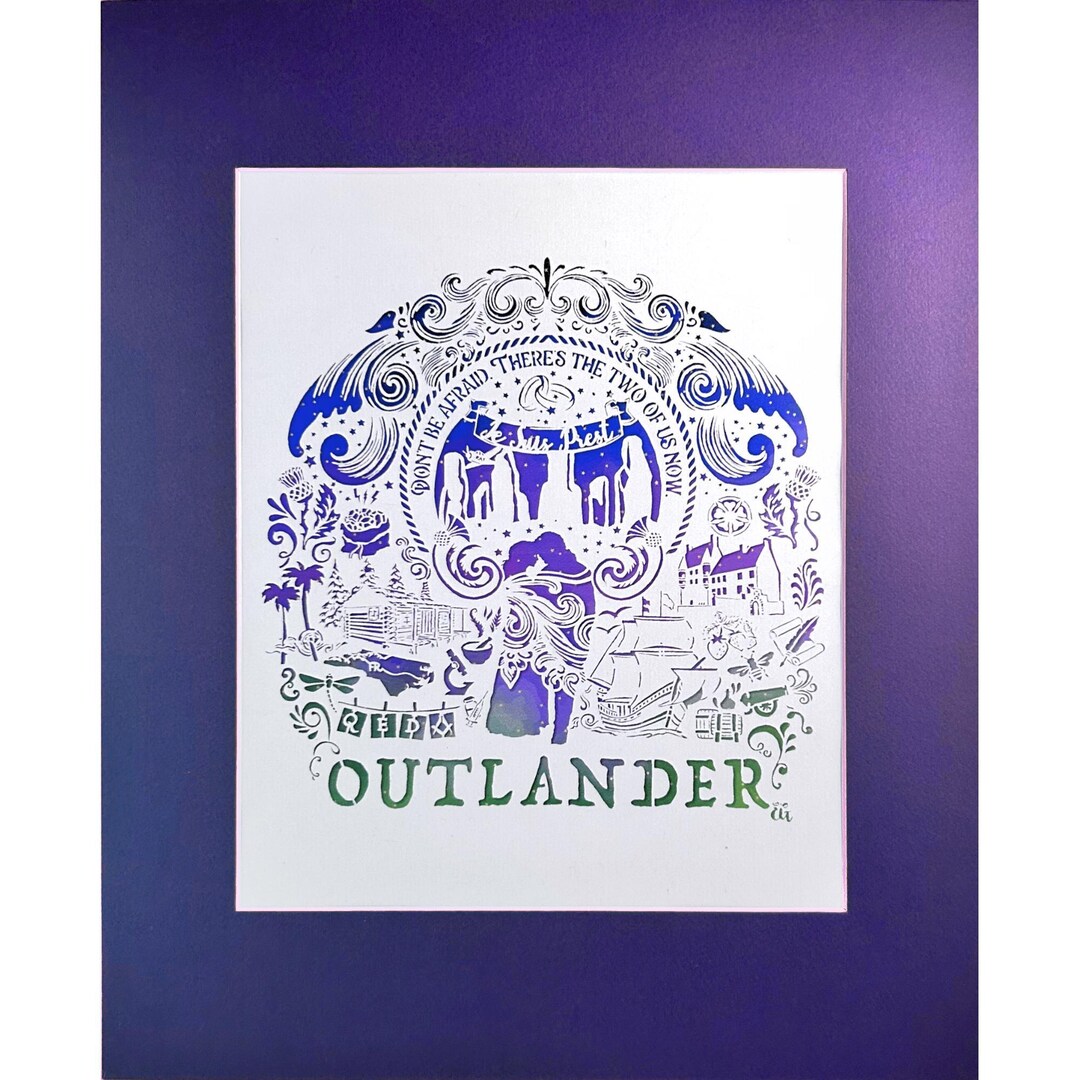 Jamie & Claire Outlander Art Print | Romantic Quote Wall Decor - Etsy