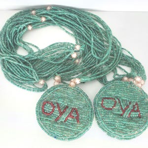 Original Oya Necklace Bead Shining Luxury Oya Ileke.