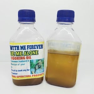 Stay with me forever, Love me Alone cooking oil. image 1