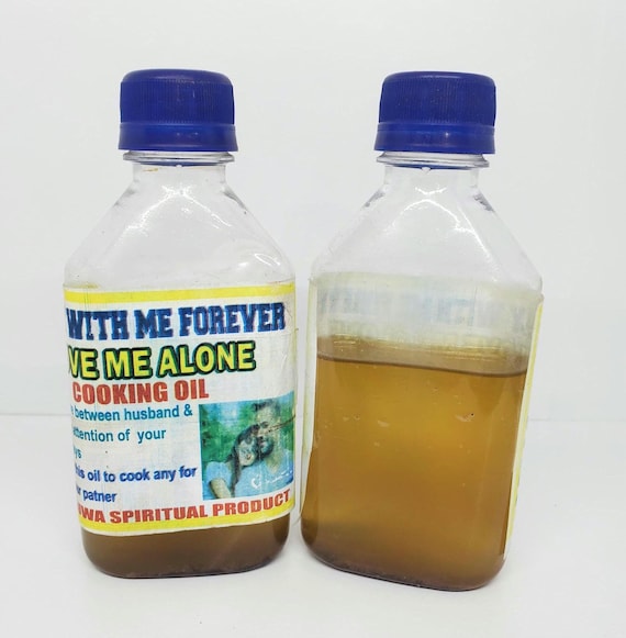 Stay with me forever, Love me Alone cooking oil.