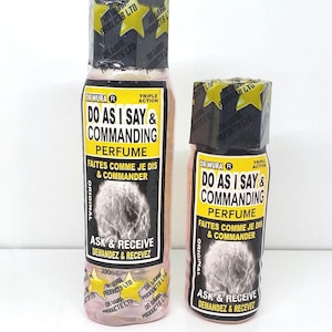 Do as  I say & Commanding Perfume 150ml