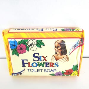 Six flowers Soap.