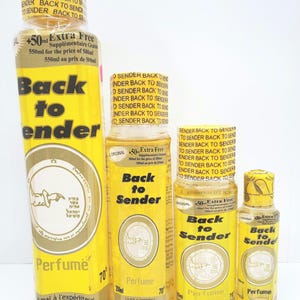 Back to sender spiritual perfume 500ml,250ml,150ml,50ml.