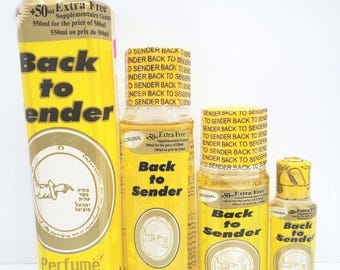 Back to sender spiritual perfume 500ml,250ml,150ml,50ml.