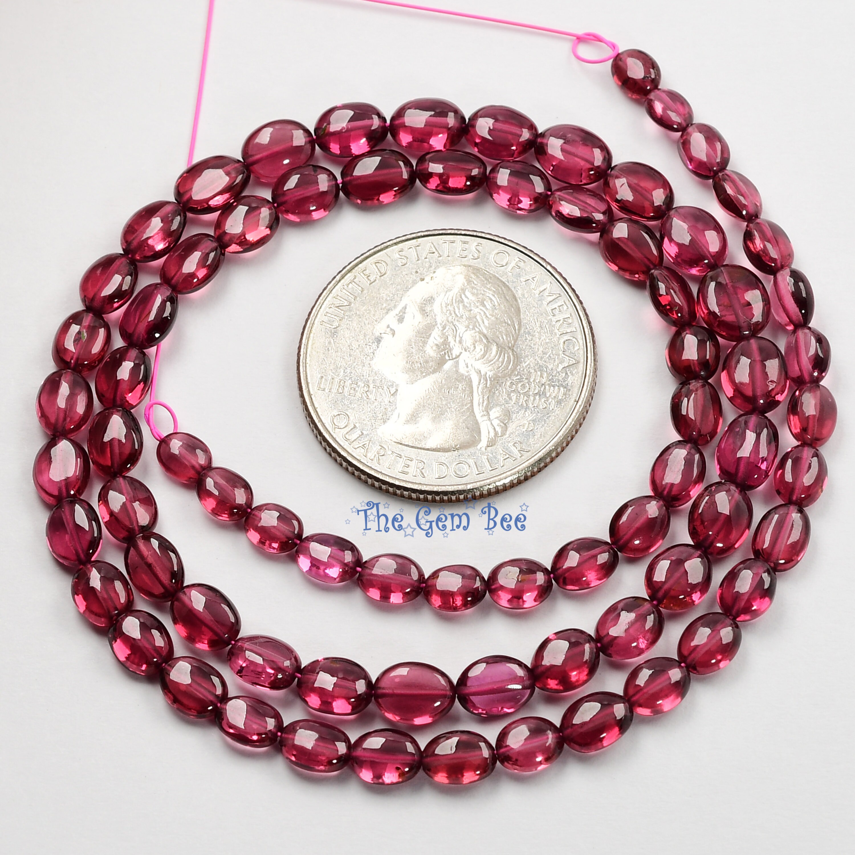 Pierre Précieuse Rhodolite Naturelle De Madagascar - 2,16 Carats, Rouge Pourpre