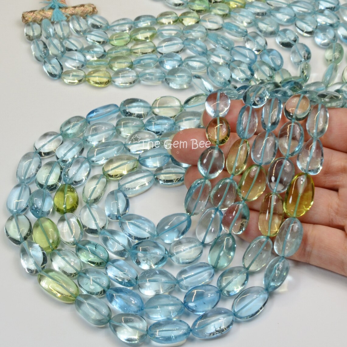 1245.88CT Finest Gem Grade Aquamarine Beryl Oval Nugget Pebble Etsy