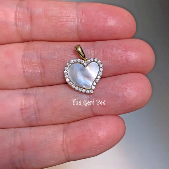 14K ソリッド イエロー ゴールド ダイヤモンド マザー オブ