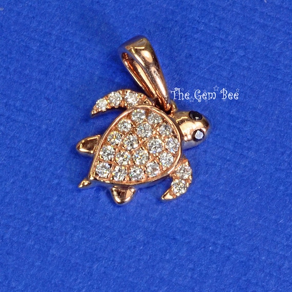 Sea turtle diamond necklace deals