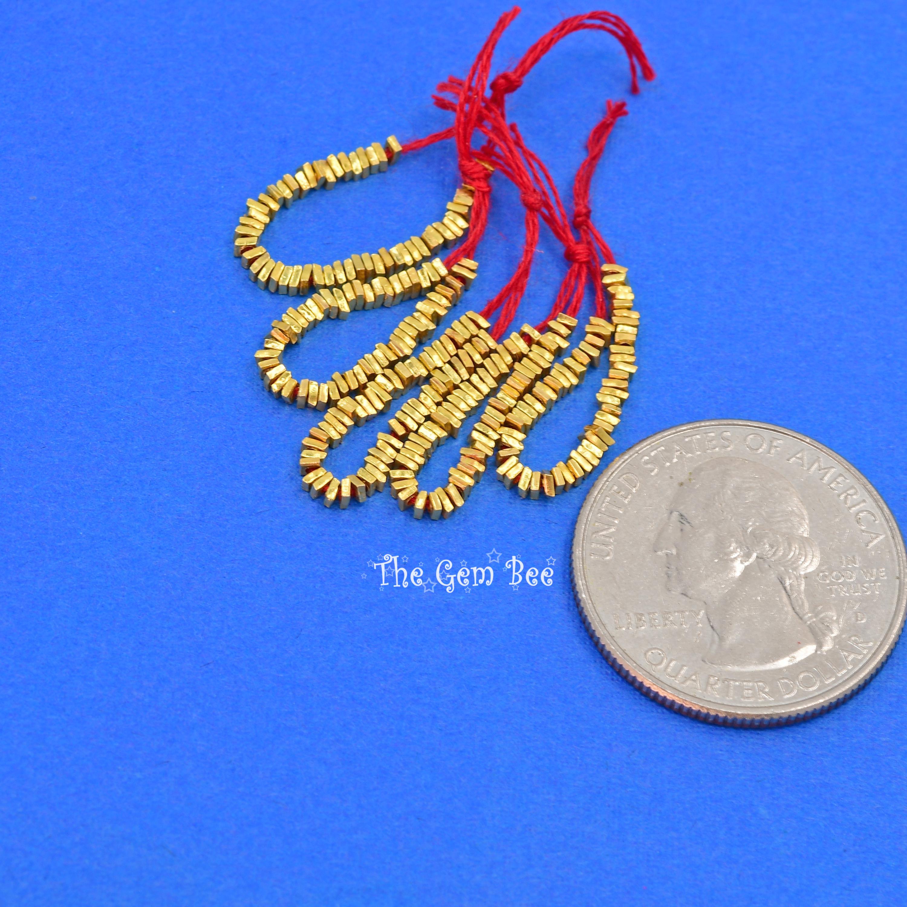 2 mm 14k ソリッドイエローゴールド プチファセット ラスティック