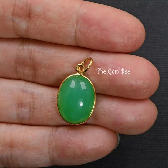 14KT イエローゴールド クリソプレーズ ペンダントトップ 2.4g 中古A- 【送料無料】 C-7597 M2O テネラ クリソプレーズ 14K ペンダント - Etsy 日本