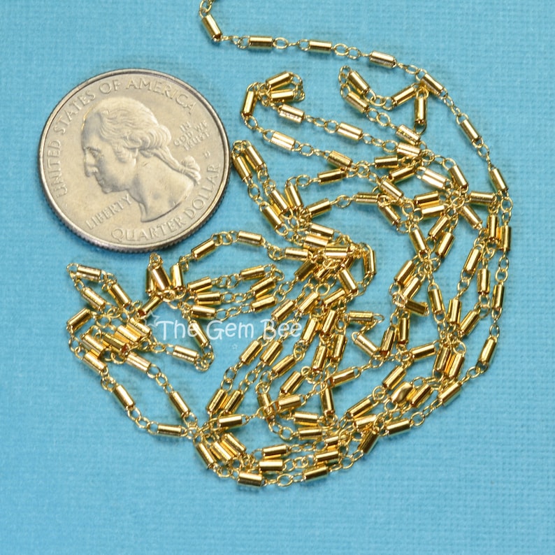 14K Gold Filled Bulk Fancy Chain 1.8mmx5.2mm Link by the Foot Etsy